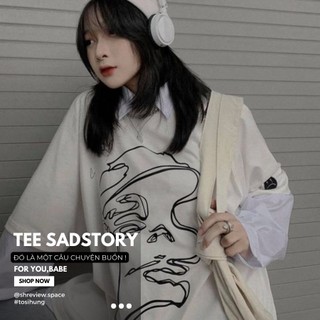 [Sadboiz] Áo thun 𝗧𝗘𝗘 𝗦𝗔𝗗 𝗦𝗧𝗢𝗥𝗬 ®️(Real) - 𝑯𝒂̀𝒏𝒈 𝒄𝒉𝒊́𝒏𝒉 𝒉𝒂̃𝒏𝒈