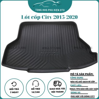 Lót cốp nhựa dẻo xe Honda CITY 2015- 2020, 2021