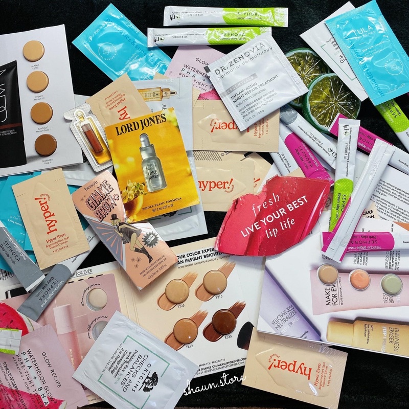 Sample mỹ phẩm quà tặng từ SEPHORA