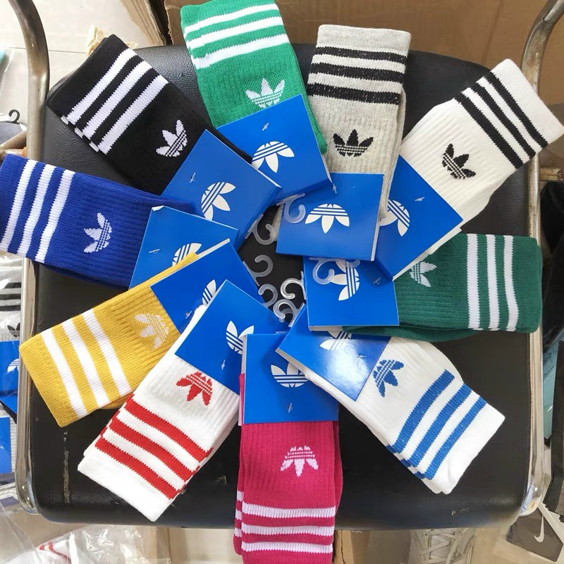 Tất Cổ Cao Cotton Thể Thao Unisex Nhiều Màu đas