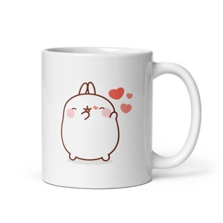Ly Cốc sứ Cao Cấp hình thỏ Molang dễ thương 3
