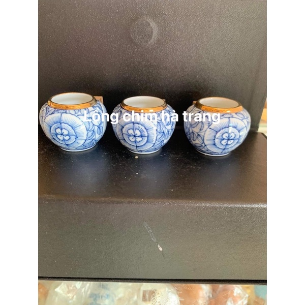 Cóng sứ hoa vẽ tay