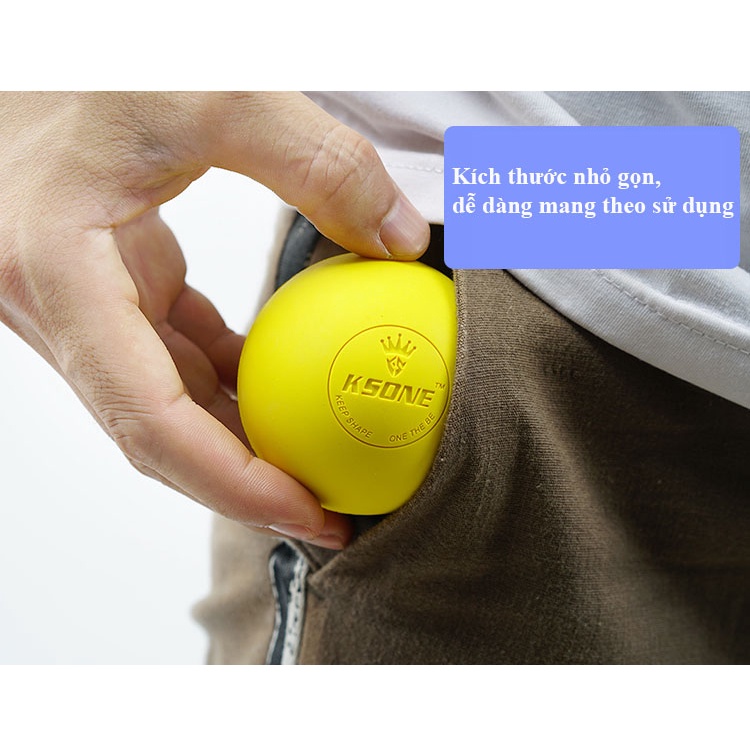 Bóng Cao Su Giãn Cơ KSONE Bóng Massage Giãn Cơ Giảm Đau Mỏi Do Căng Cơ