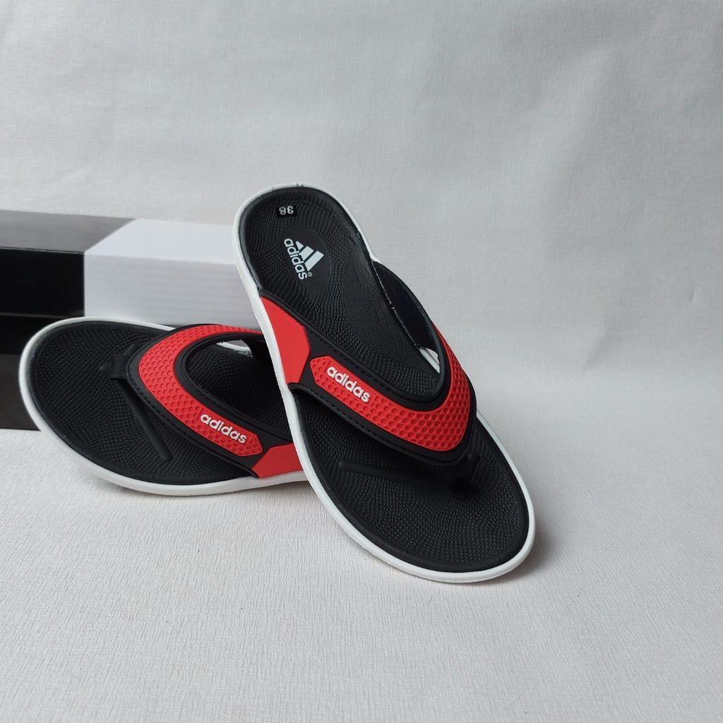 dép xỏ ngón nam adidas cao cấp đế đúc 2 lớp chống trượt quai pu không đau chân , dép kẹp nam