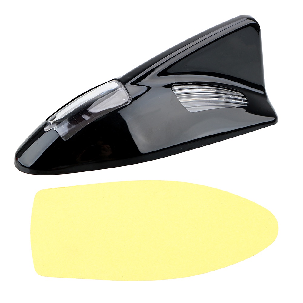 Ăng Ten Vây Cá Mập Có Đèn LED Nhấp Nháy Bảo Vệ Gắn Nóc Xe Hơi Dùng Năng Lượng Mặt Trời