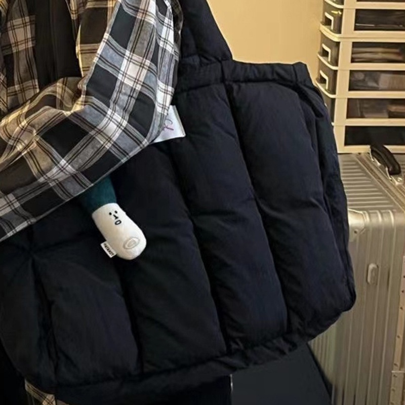 Túi Đeo Vai Bằng cotton Nhẹ Cỡ Lớn Thoải Mái Có Thể Gấp Gọn Cho Nữ