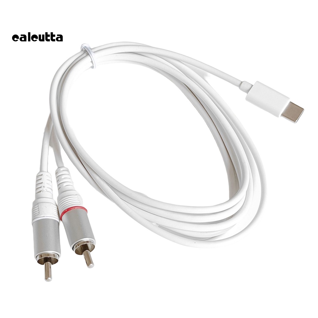 Cáp Chuyển Đổi Âm Thanh Type-C Sang 2RCA Chuyên Dụng Cho Loa Máy Tính