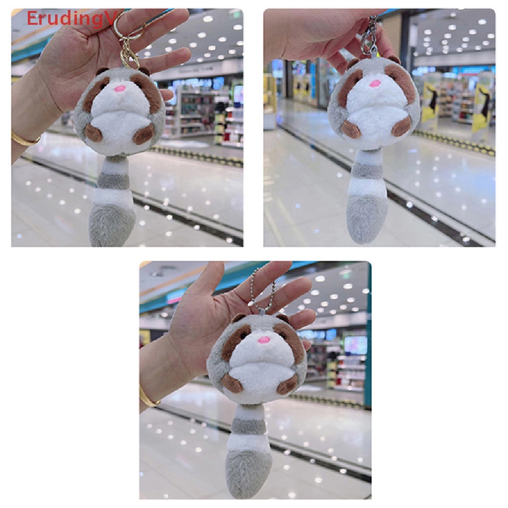 [ErudingV] Móc Khóa Búp Bê Nhồi Bông Gấu Mèo Odd-Tailed Nhỏ Nhắn [Mới]