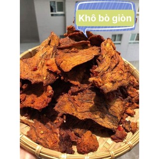 Khô bò giòn vụn chuẩn hồng ngự - miếng to - giòn ngon - đậm vị
