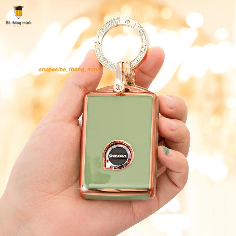 Ốp khóa xe ô tô Volvo xc60 key case s90 car s60xc40  xc90 v60 sang trọng