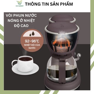Máy pha cà phê mini, máy pha cafe pha trà nhỏ giọt đa năng, máy pha cà phê bear - SET2269
