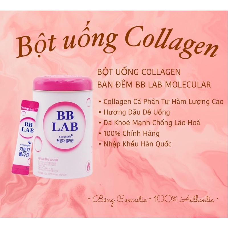 Bột Uống Ban Đêm BB LAB Low Molecular.