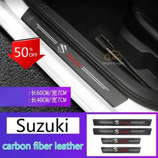 Sticker Sợi Carbon Dán Bảo Vệ Cửa Xe Hơi Suzuki Vitara Swift XL7 Presso Dzire Jimny Celerio Ertiga