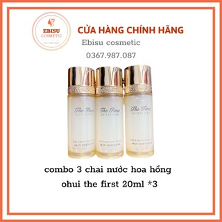 combo 3 chai nước hoa hồng ohui the first 20ml *3