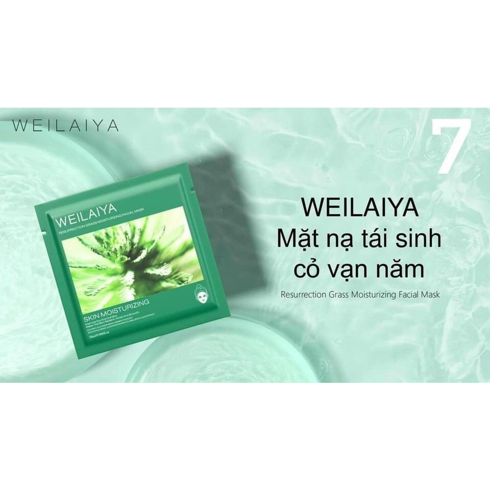 MẶT NẠ CỎ VẠN NĂM WEILAIYA , TÁI SINH LÀN DA , CẤP ẨM SƯỚT 4 NGÀY , DA CĂNG BÓNG , ĐÀN HỒI , TRẺ HÓA, XÓA NHĂN