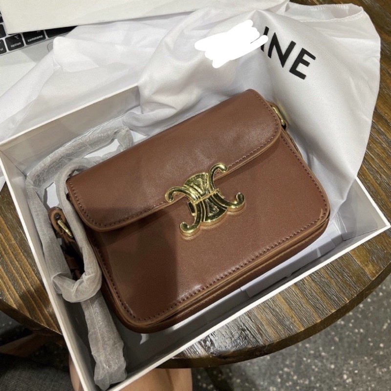 Túi Xách Đeo Chéo, Đeo Vai Ce lin sz 18cm  Thiết Kế Đơn Giản Thời Trang Vintage Hàn Quốc