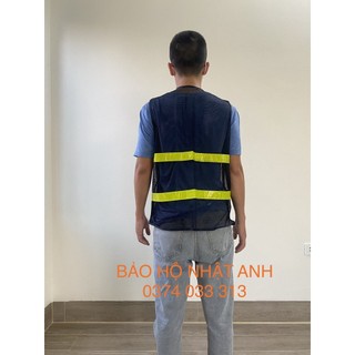 Áo gile lưới phản quang các màu