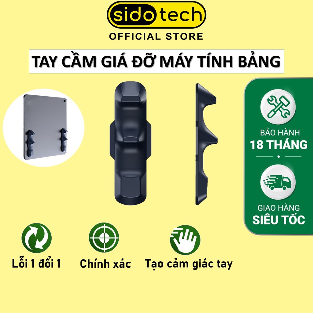 Giá đỡ tay cầm máy tính bảng táo tablet SIDOTECH PB01 / PB02 dán trực tiếp mặt sau giúp cầm nắm chơi game thoái mái