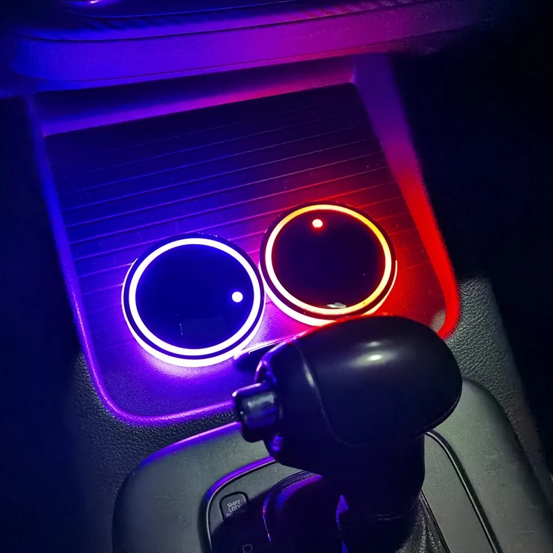 Đế Lót Ly Ba Chế Độ Chống Trượt Có Đèn LED Sạc USB