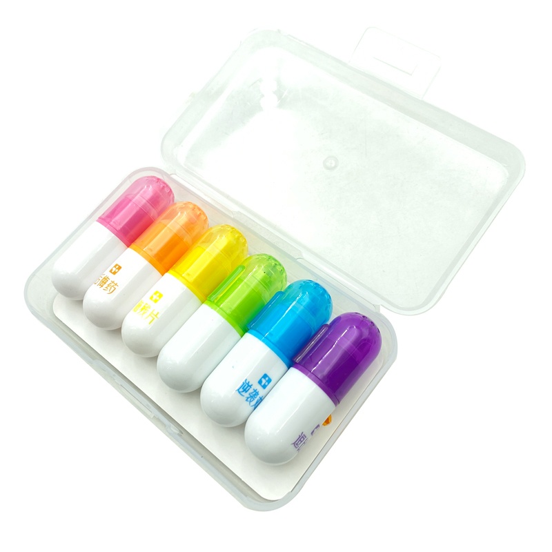 Bút dạ quang 6 cây BC - 731