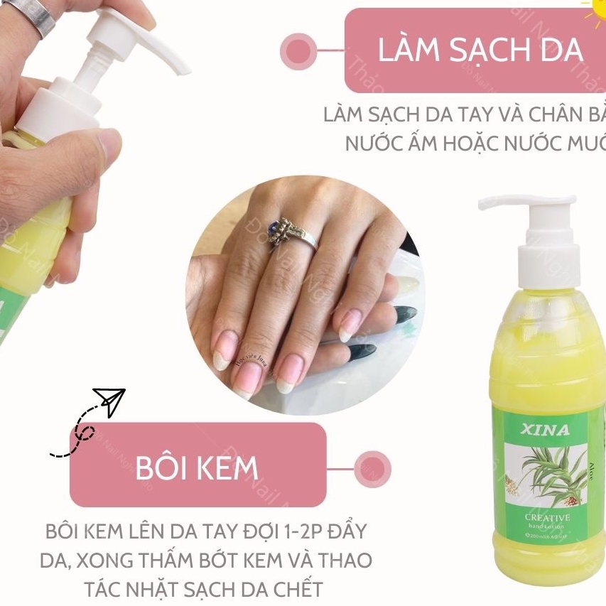 kem làm mềm da nail Xina