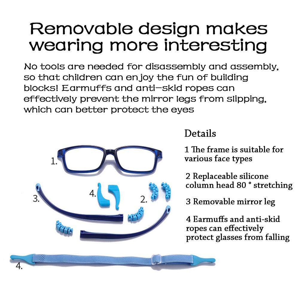 Mắt Kính Siêu Nhẹ Bảo Vệ Mắt Cho Bé