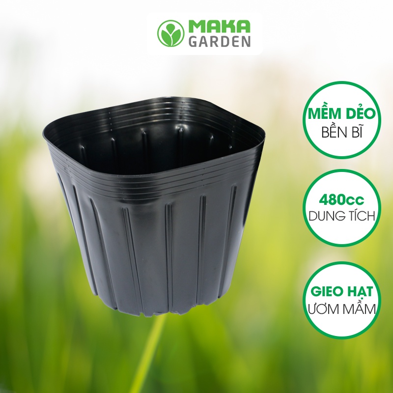 Chậu nhựa mềm ươm cây giống -Tokai Nhật Bản- chậu 10cm - dùng ươm cây, chiết cành