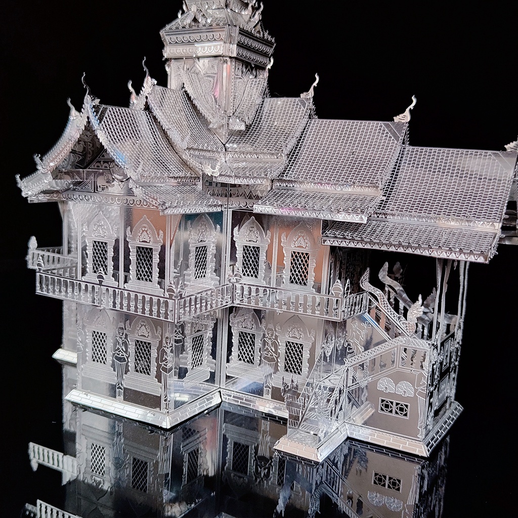 Mô Hình Lắp Ráp 3d Chùa Wat Buppharam - Thái Lan