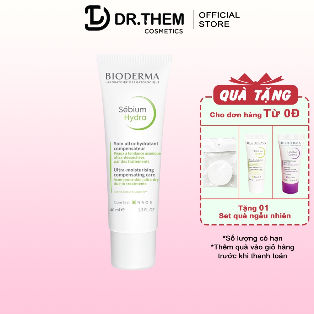 Kem Dưỡng Ẩm Cho Da Dầu Mụn BIODERMA Sébium Hydra 40ml
