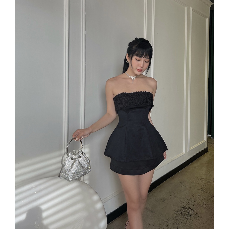 BBSTORE'S Áo Peplum Viền Bèo Thời Trang Đi Tiệc Siêu Xinh -A1327