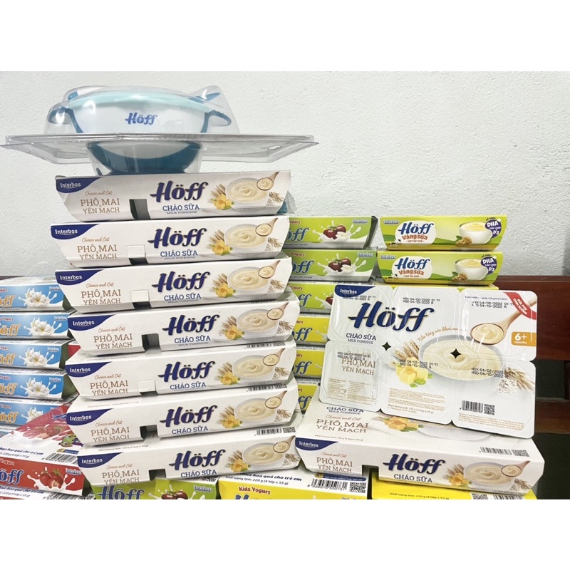 Cháo Sữa Pho Mai Yến Mạch Hoff vỉ 6hủ 55g