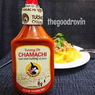Tương Ớt Tự Nhiên Chamachi ăn Keto, Low Carb CAY THANH DỊU (1 chai x 238g)