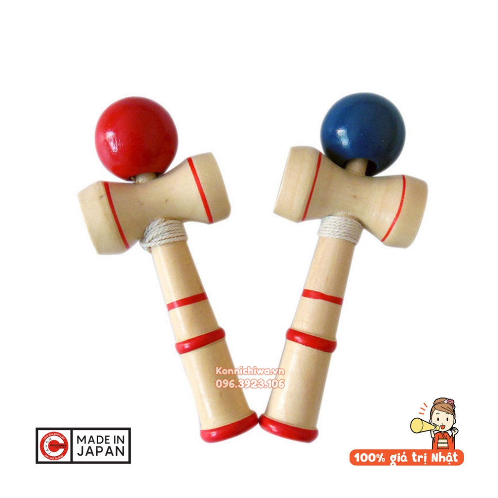 Trò chơi KENDAMA truyền thống tung hứng bằng gỗ của Nobita Nhật Bản - SH-TOY-120