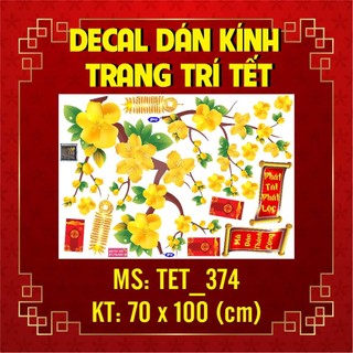DECAL TRANG TRÍ TẾT 2023 COMBO SỐ 99