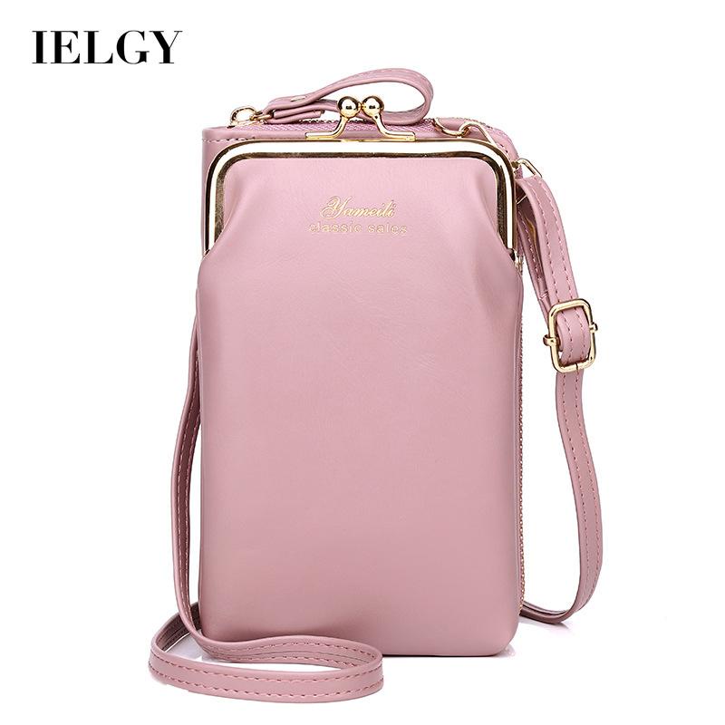 Túi Đeo Chéo Màu Trơn Phong Cách Hàn Quốc Thời Trang Cho Nữ