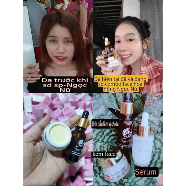 COMBO face hoa hồng