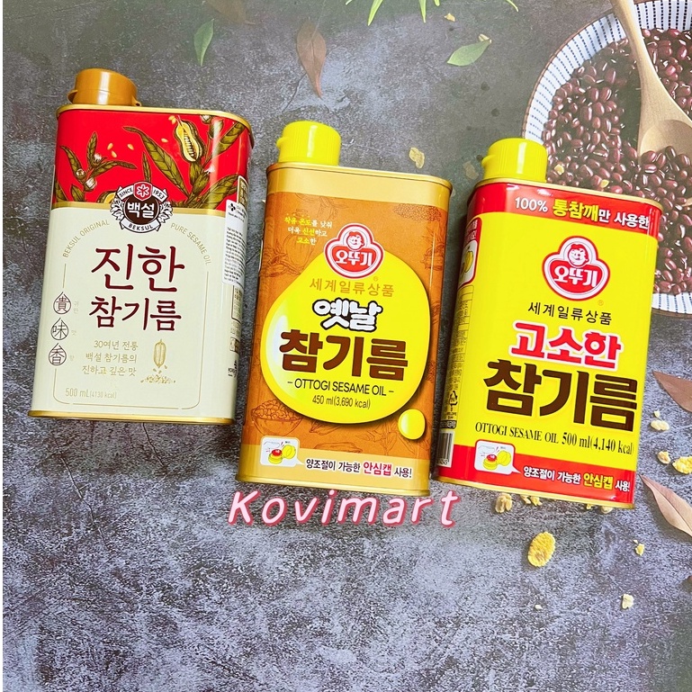 DẦU MÈ HÀN QUỐC DÙNG NẤU ĂN 500ML