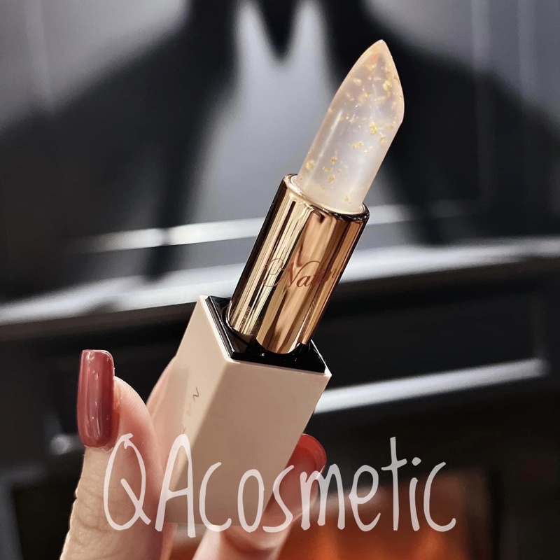 Son ma thuật chứa vàng 24k Natinda Magic Tattoo Gold Lip Stick dưỡng lên màu hồng tự nhiên, dưỡng ẩm, lâu trôi