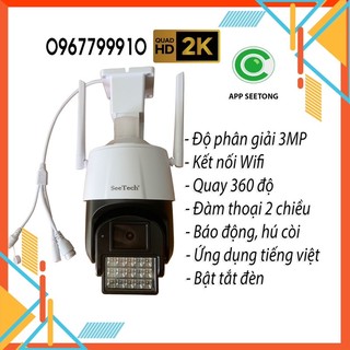 Camera wifi seetong,topsee ptz 2300k 3.0mp, ngoài trời