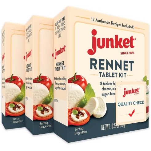 Combo set 2 hộp - Viên Rennet Junket làm Phomai, kem - Mỹ