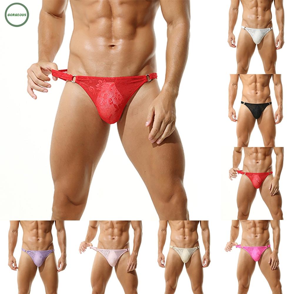 GORGEOUS~Briefs Underpants Underwear Erotic Lingerie Gay Knickers LaceBreathable