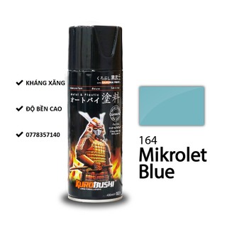 164 sơn xịt samurai màu xanh mikrolet
