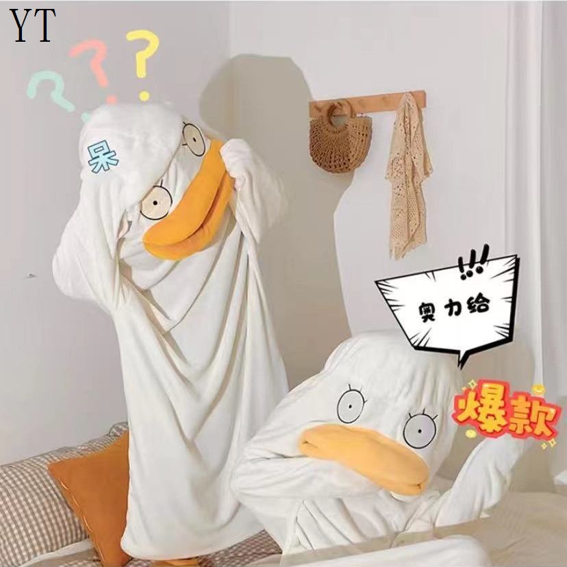 Bộ Đồ Ngủ Liền Thân In Hoạt Hình Gintama Elizabeth Vui Nhộn Thời Trang Mùa Đông Cho Các Cặp Đôi