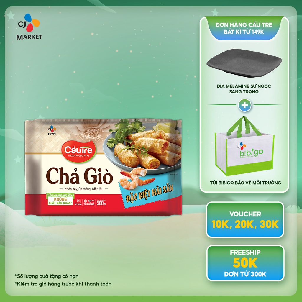 Chả giò Cầu Tre Đặc Biệt - Chả giò Hải sản Đặc Biệt 500g