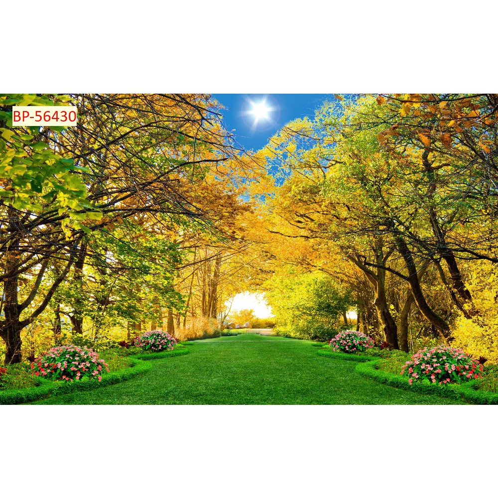 Tranh Dán Tường Cây Lá In 3D Cao Cấp chất lượng cao