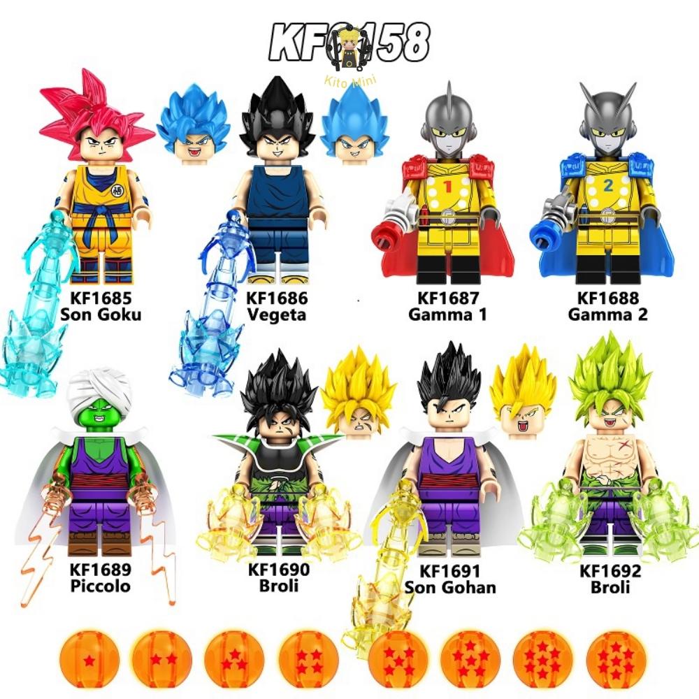 Minifigures Dragon Ball 7 Viên Ngọc Rồng Mô Hình Nhân Vật Truyện Tranh Mẫu Mới KF6158