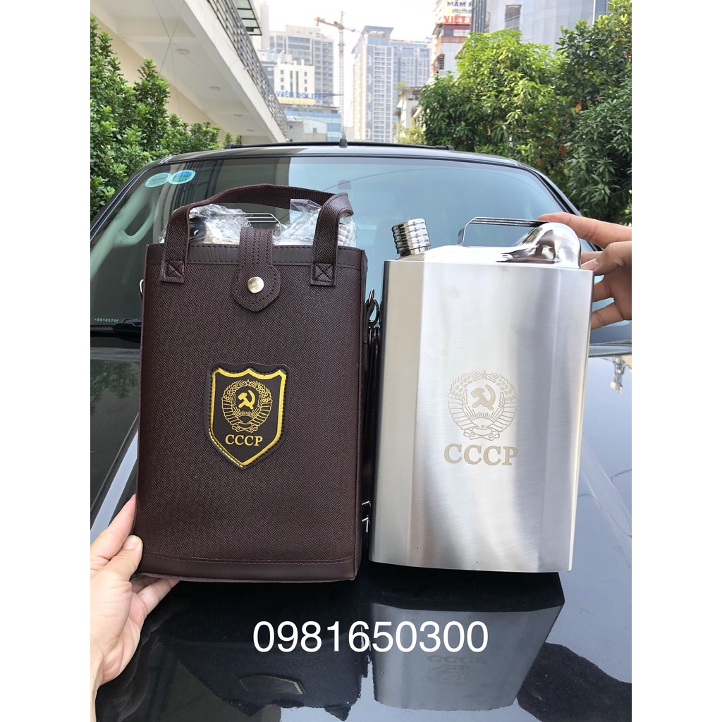 Bình inox CCCP can xăng hàng loại 1 dày dặn , sang trọng