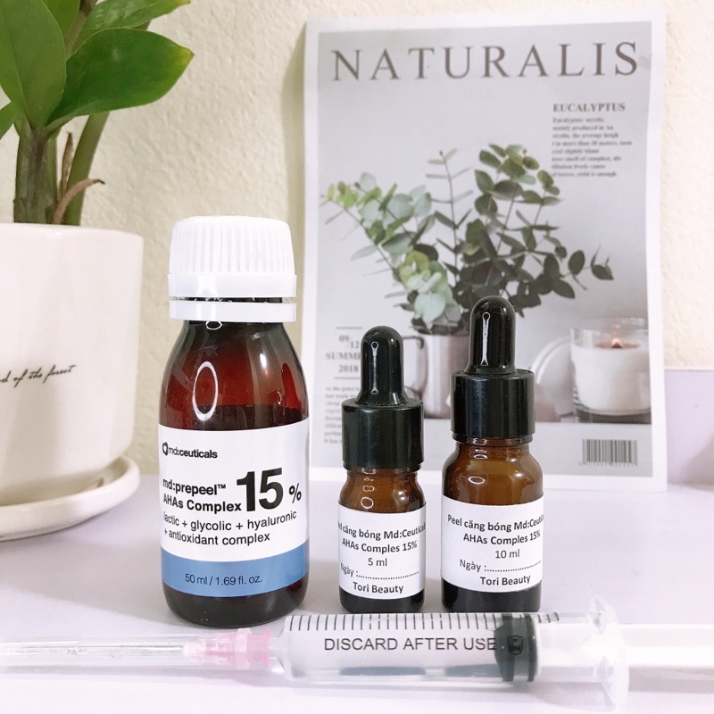 Peel Căng Bóng Trắng Sáng MD Ceuticals AHAs Complex 15%