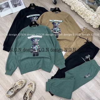 Bộ nỉ gấu hàng quảng châu