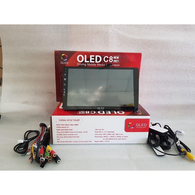 Màn Hình DVD Android Ô Tô Oled C8 NEW 2022 Chính Hãng